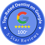 Top Rated Dentist on Google badge