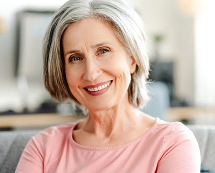 Portrait of happy, confident smiling senior woman